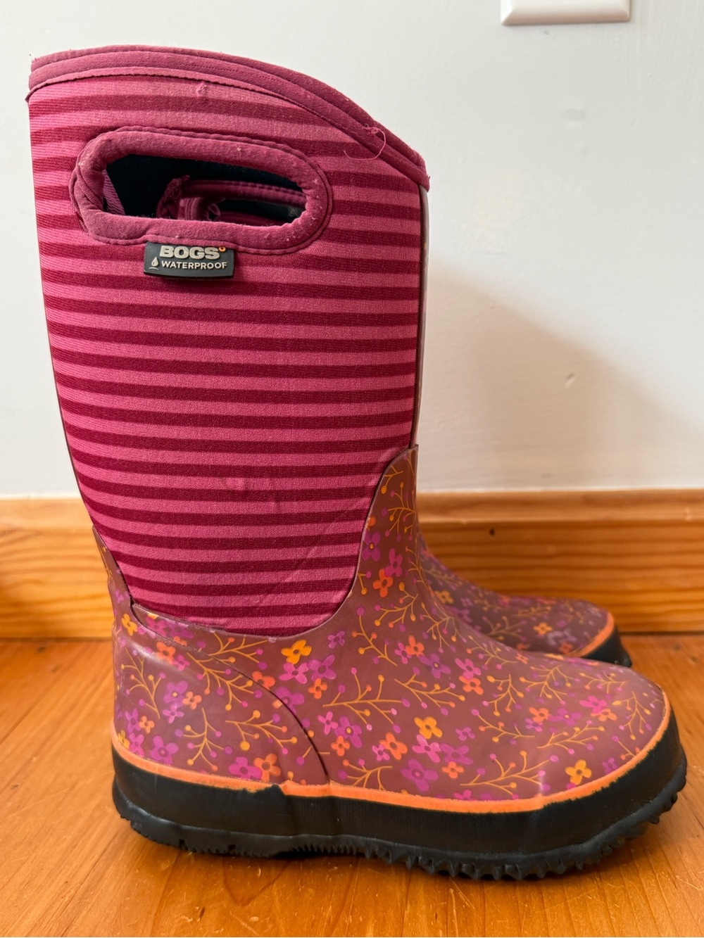 Bogs Classic Kids' Insulated Winter Snow Rain Boots | Size 1
